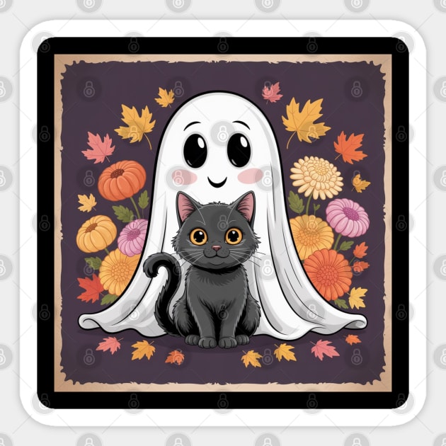 Halloween-Vibes Sticker by Creatifly Graphic Tees